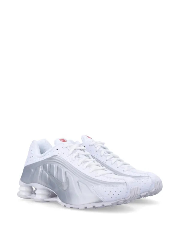 Nike Shox R4 “White Metallic Silver”