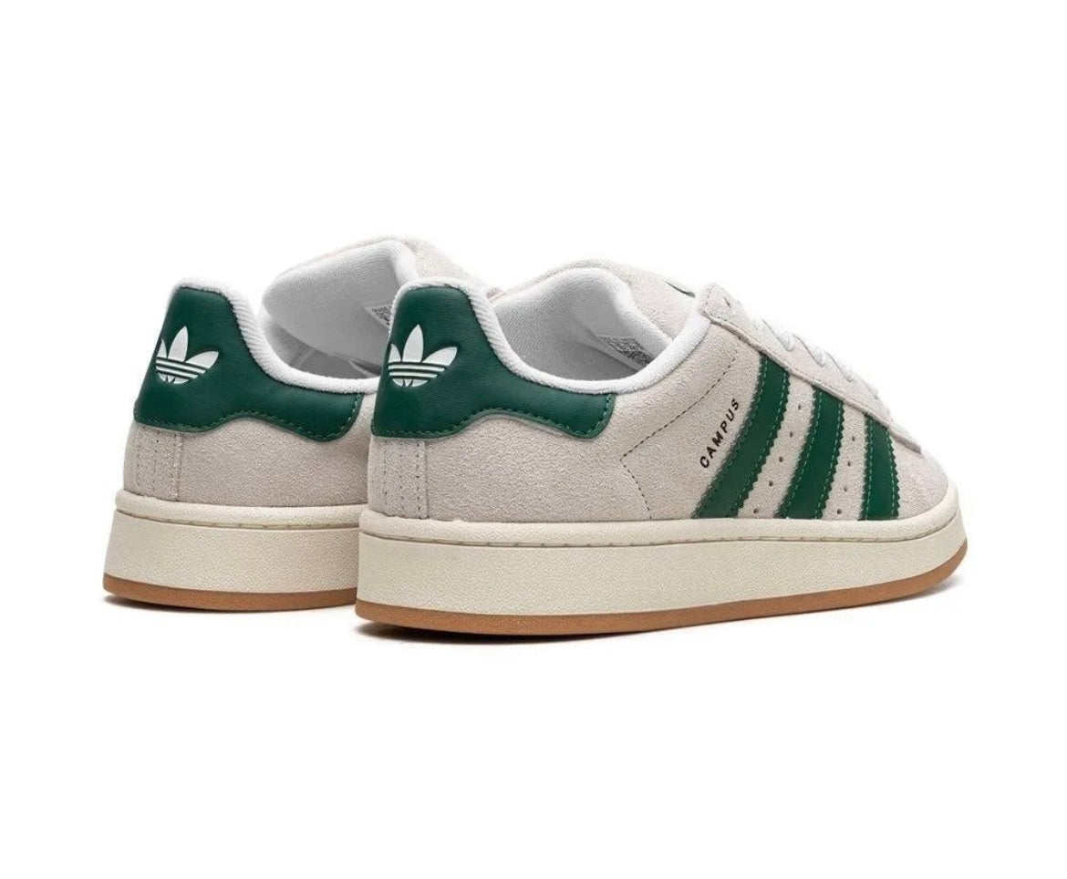 Adidas Campus 00 “Crystal White/Dark Green”