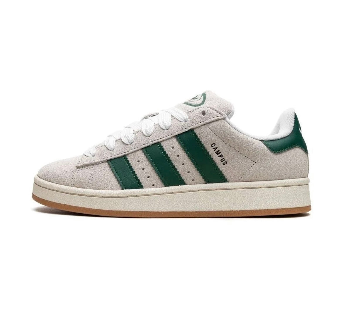 Adidas Campus 00 “Crystal White/Dark Green”