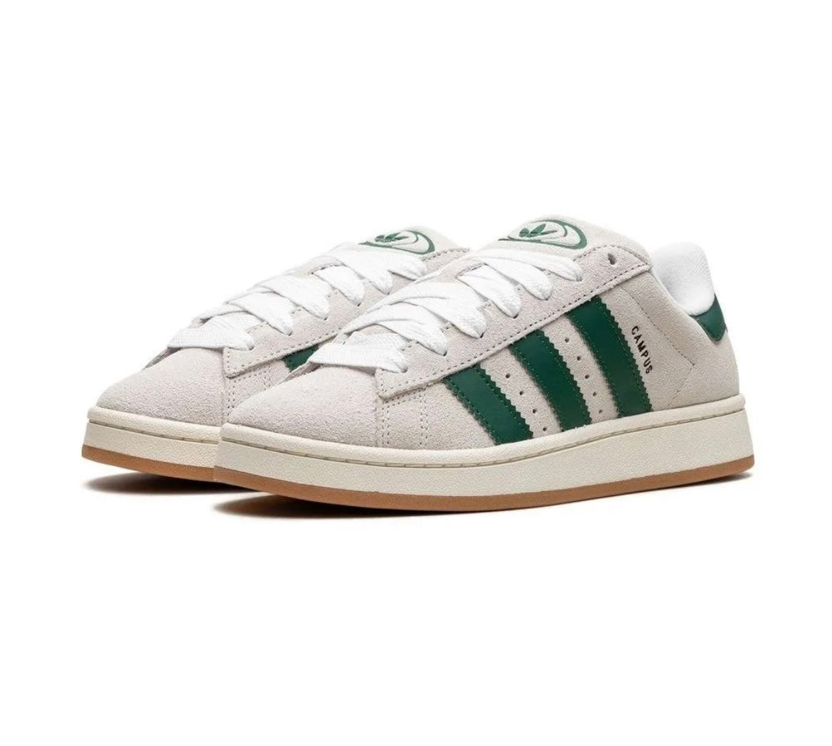 Adidas Campus 00 “Crystal White/Dark Green”