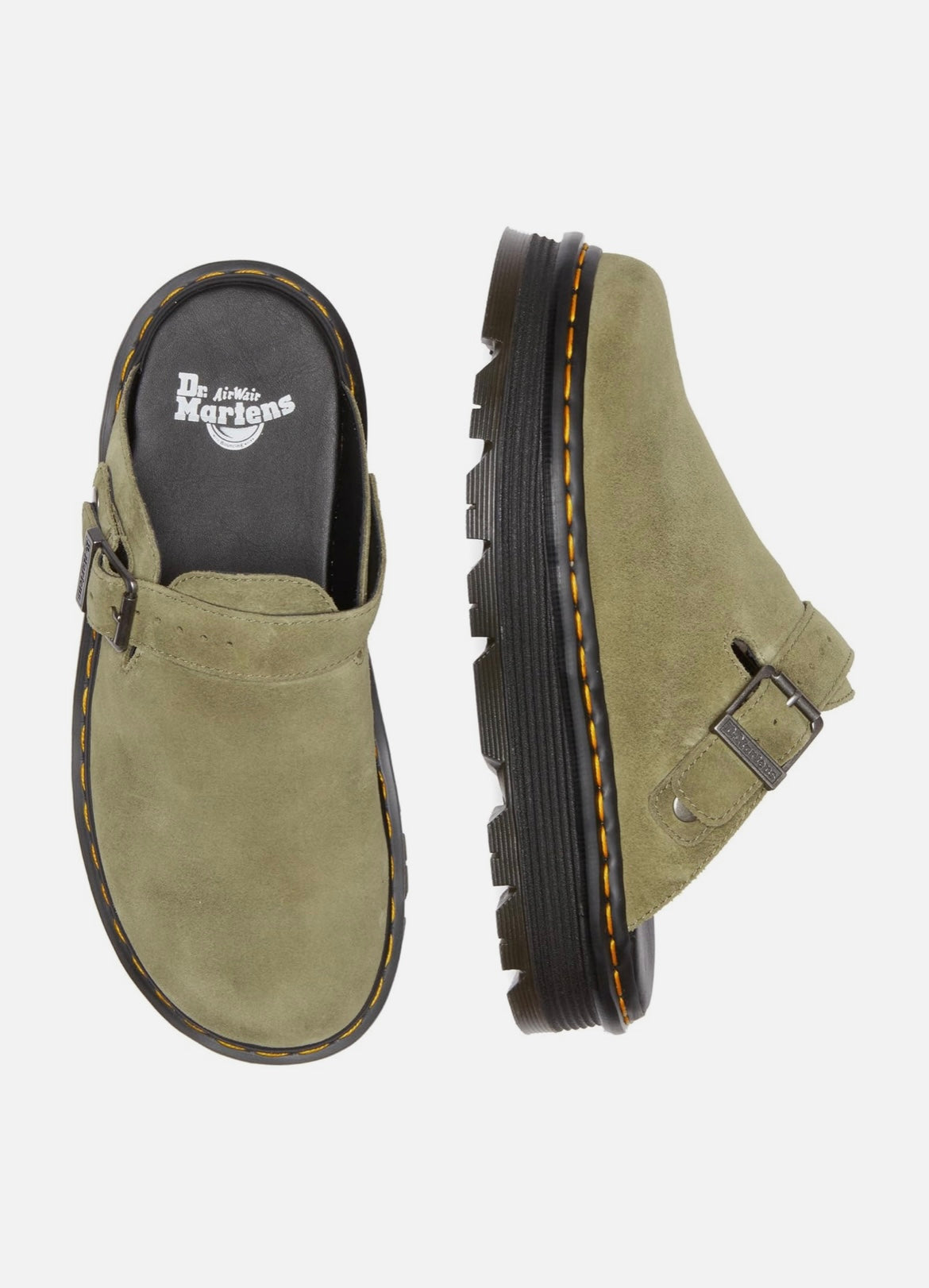 Dr Martens Zebzag Mules “Green”