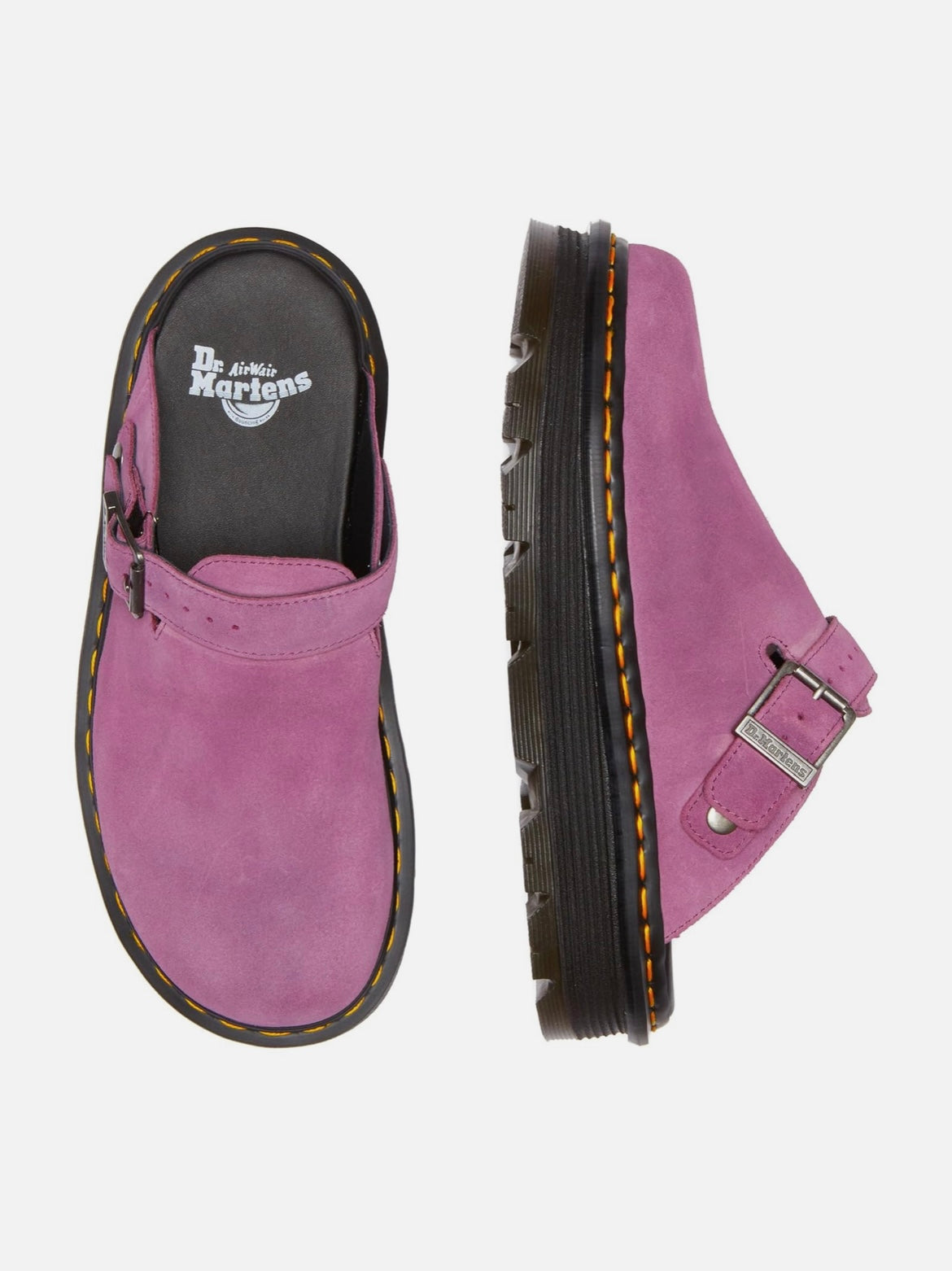 Dr Martens Zebzag Mules “Purple”