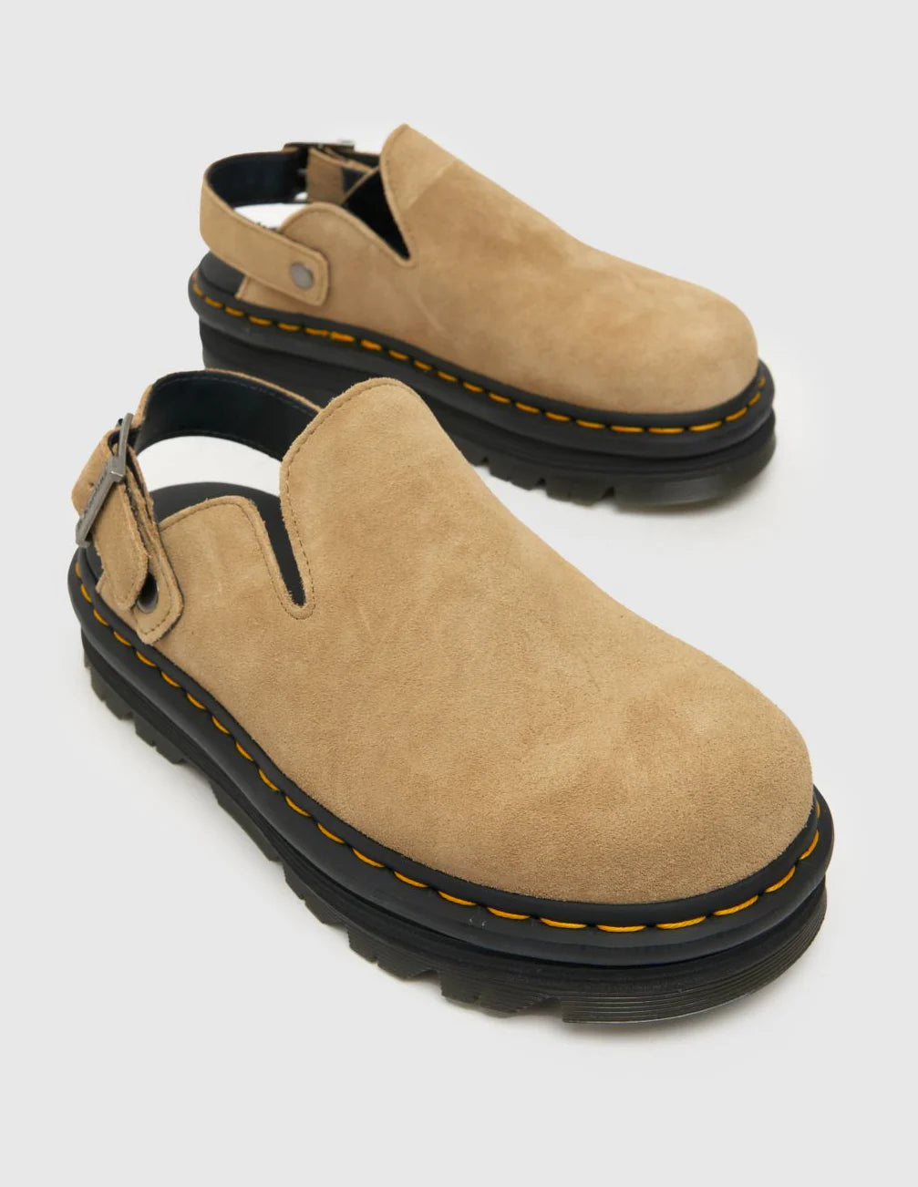 Dr Martens Zebzag Mules “Light Brown”