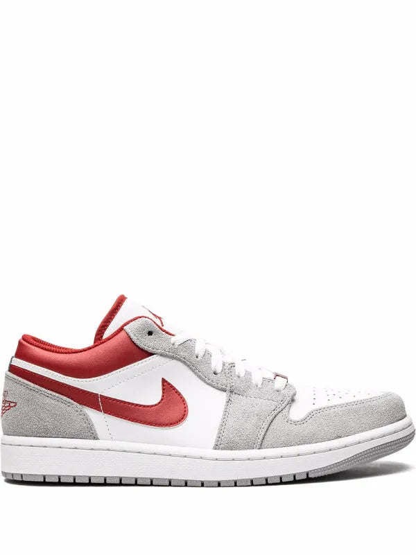 Nike Jordan 1 Low “Light Smoke Grey Gym Red”