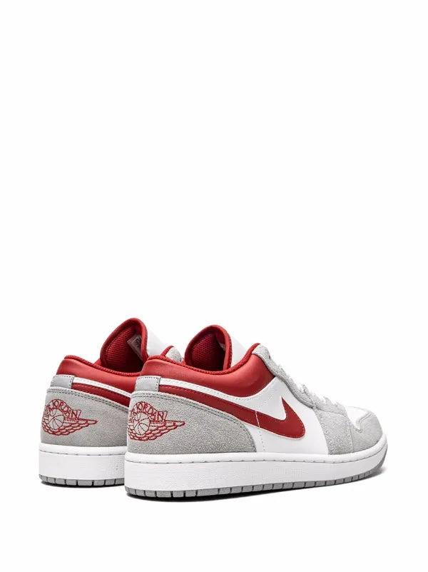 Nike Jordan 1 Low “Light Smoke Grey Gym Red”